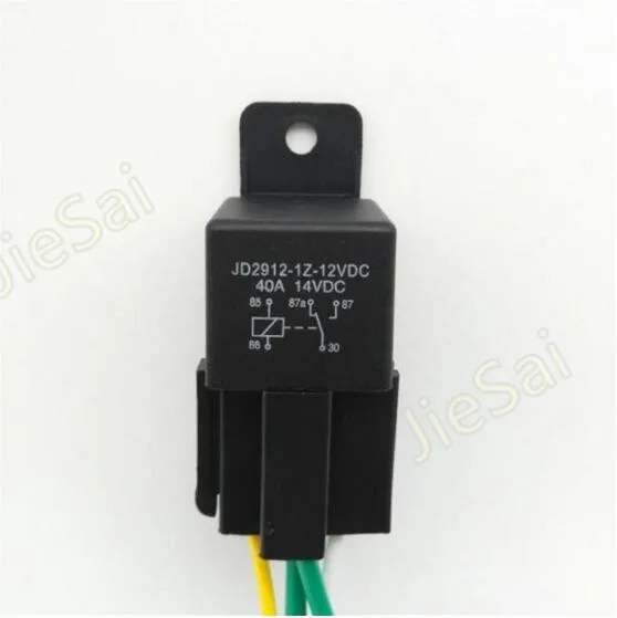 

5 pin automotive relay 12v 40A auto relay with socket and wire for car alarm relay