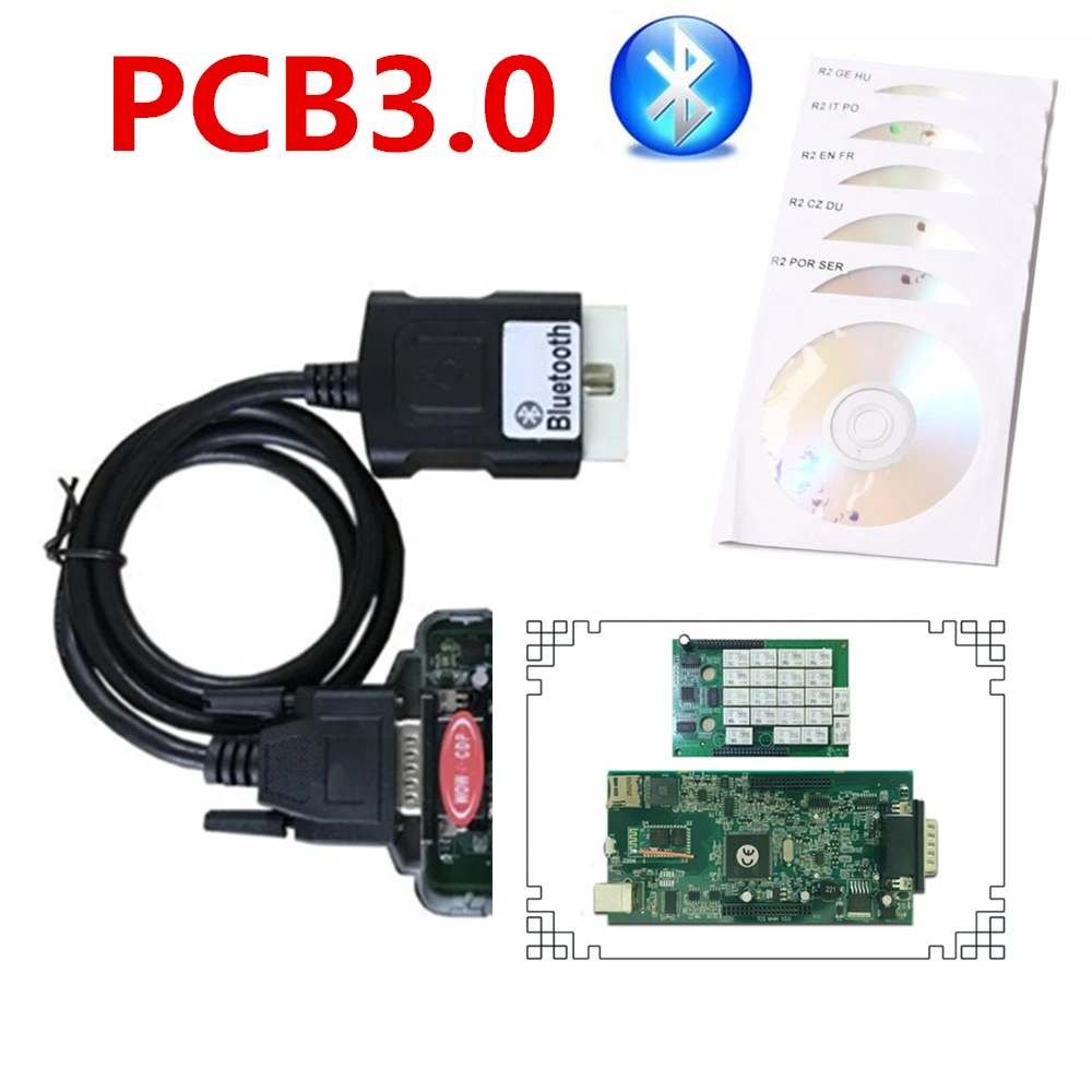 

N-ec Relay 2017 WOW SNOOPER PCB3.0 Bluetooth with housing new appearance v5.008 R2 version with keygen vd tcs cdp pro plus