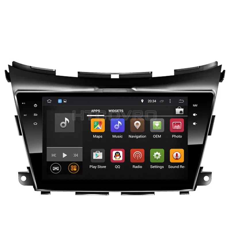 Discount YMODVHT 10.1inch Octa Core 4GB+32GB Android 9.0 Car DVD Player for Nissan Murano 2015-  Radio Stereo GPS Navigation 3