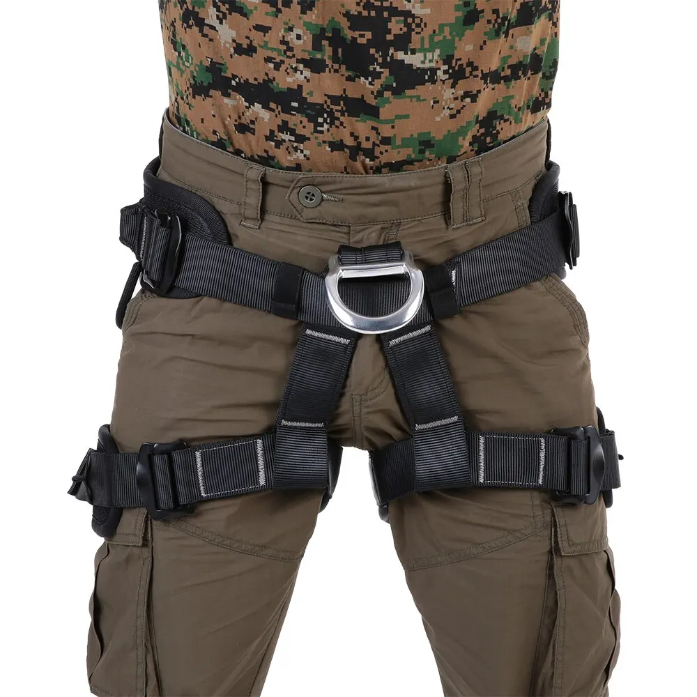 Professional Outdoor rock climbing mountaineering belt downhill rappel safety belt climbing Hunting equipment Rescue Tool Professional Outdoor rock climbing mountaineering belt downhill rappel safety belt climbing Hunting equipment Rescue Tool