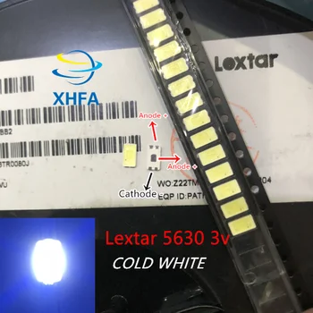 

100PCS FOR Lextar 5630 SMD LED Backlight LED 5730 0.5W 3V PLCC-4 Cool white LCD Backlight for TV LEXTARE