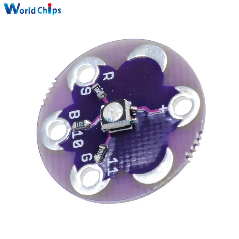 5 шт. трехцветный светодиодный модуль LilyPad для Arduino LilyPad|diy kit|kit diymodule diy |