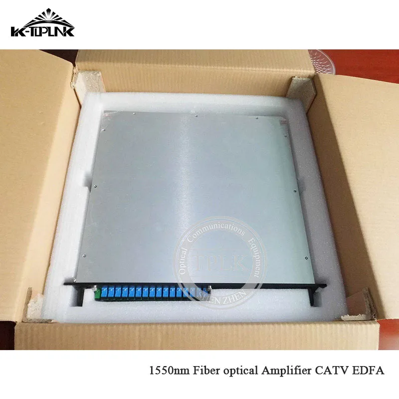 CATV EDFA Волоконно-оптический усилитель 1310/1490/1550 WDM 1550nm 2U/80W 16port* 19dbm sc/apc, sc/upc оптический адаптер высокой мощности волоконно-оптический усилитель