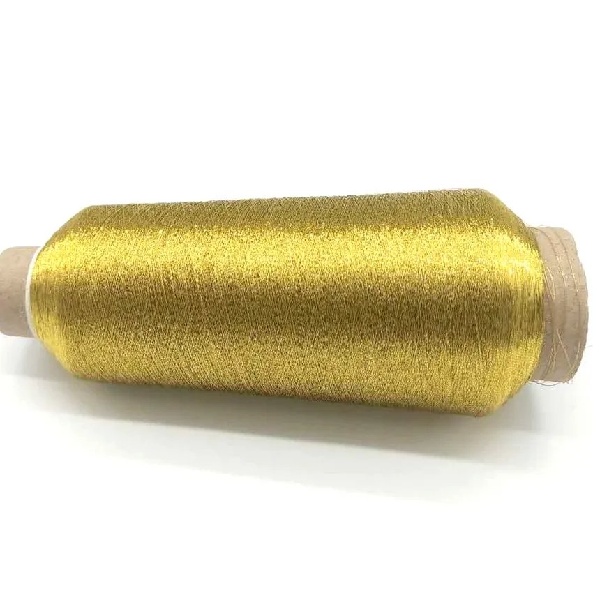 10pcs Embroidery thread Paper cone 125g/pcs Golden and Sliver color 150D/2 Metallic Embroidery thread