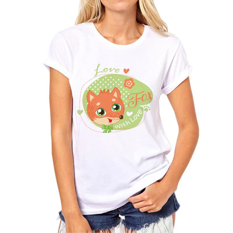 2019 Kawaii الثعلب الحيوان تي شيرت مطبوع النساء قمم Camiseta تي شيرتات ورق الرسم البياني الإناث الأبيض المتناثرة فتاة التي شيرت أعلى المحملات N8-1 # 2019 Kawaii الثعلب الحيوان تي شيرت مطبوع النساء قمم Camiseta تي شيرتات ورق الرسم البياني الإناث الأبيض المتناثرة فتاة التي شيرت أعلى المحملات N8-1 #