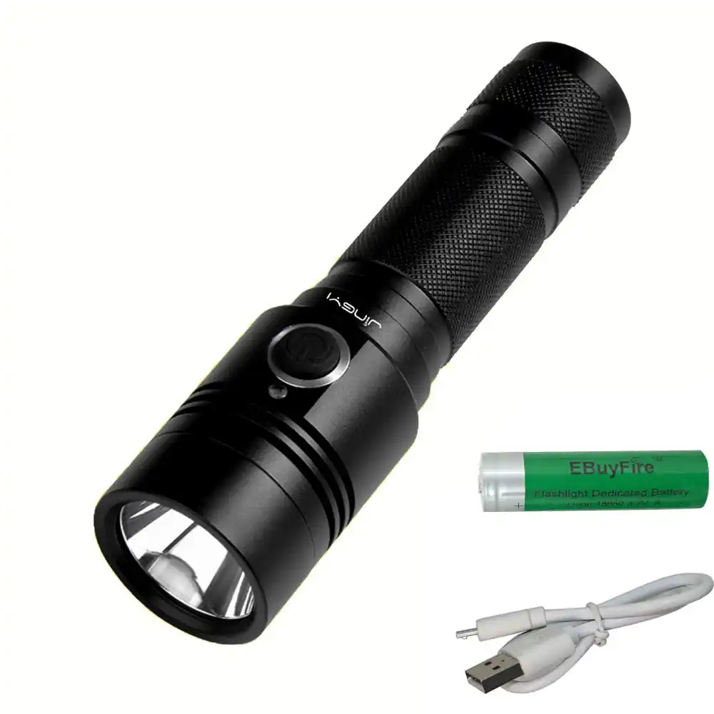 Mini Waterproof Led Rechargeable Flashlight Torch Super Bright Light Battery Sj