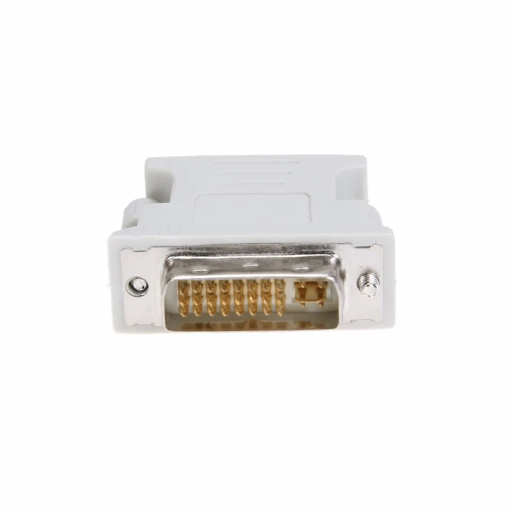 Адаптер DVI VGA конвертер 24 + 5 Pin папа Женский 1080P видео для HDTV монитора компьютера ПК
