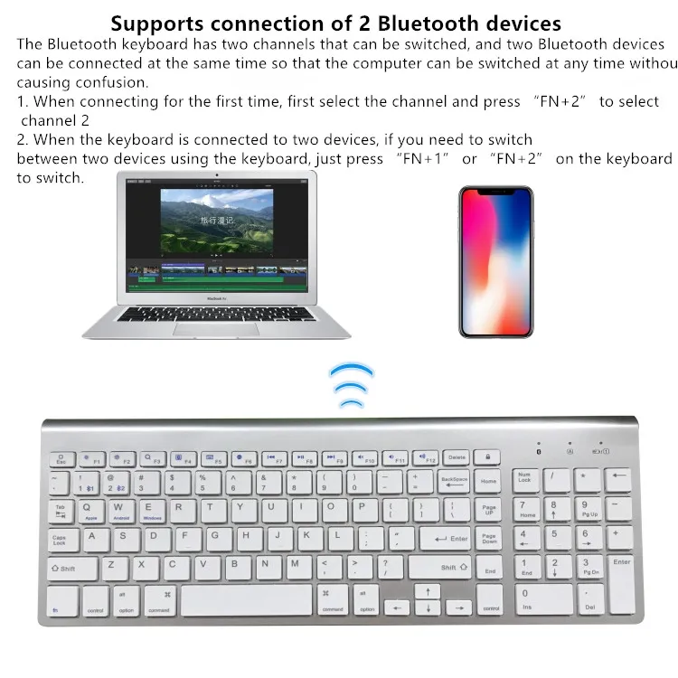 MAORONG торговая новая бизнес Bluetooth беспроводная клавиатура Для iMac 21,5 Дюймов 27 дюймов клавиатура для Macbook PRO