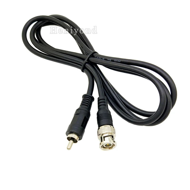 2 шт./лот Переходник BNC папа RCA разъем 75 3 коаксиальный кабель 4 9 фута|Коробки