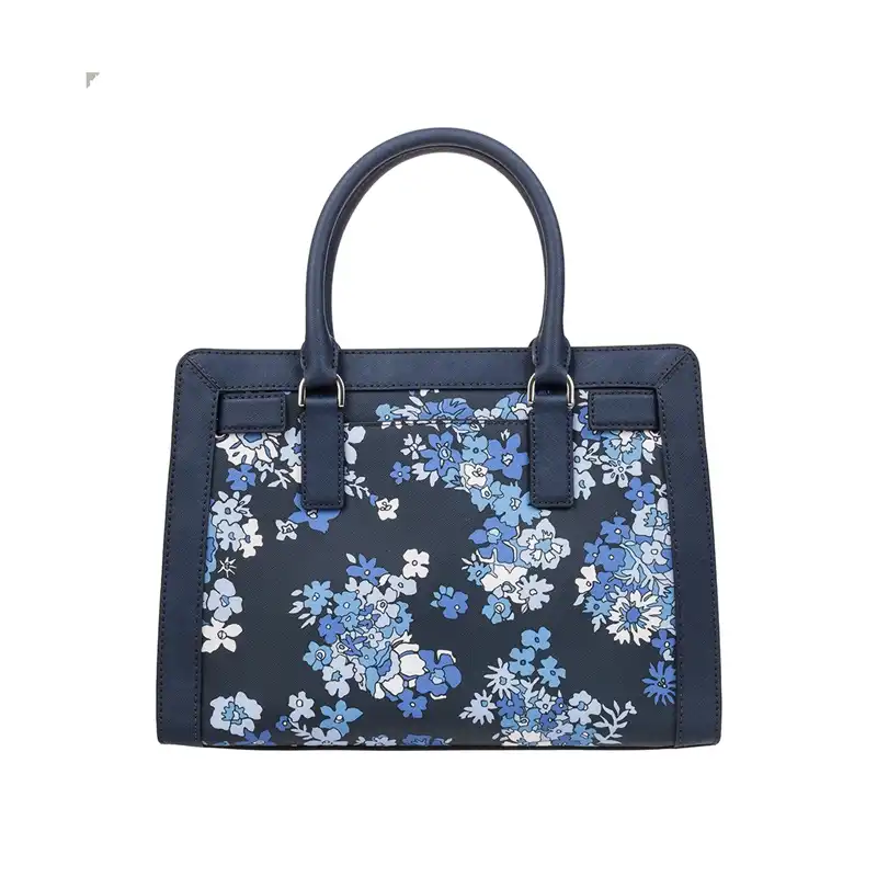 michael kors blue flower purse
