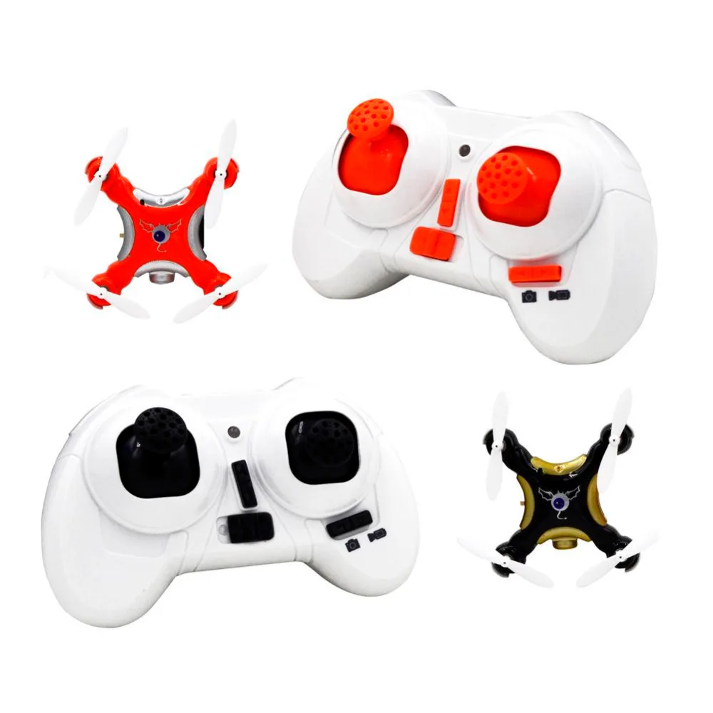 

2016 Cherson CX-10B 6 Axis 4CH LED RC Quadcopter Drone With Camera Helicopter Black/Orange Color