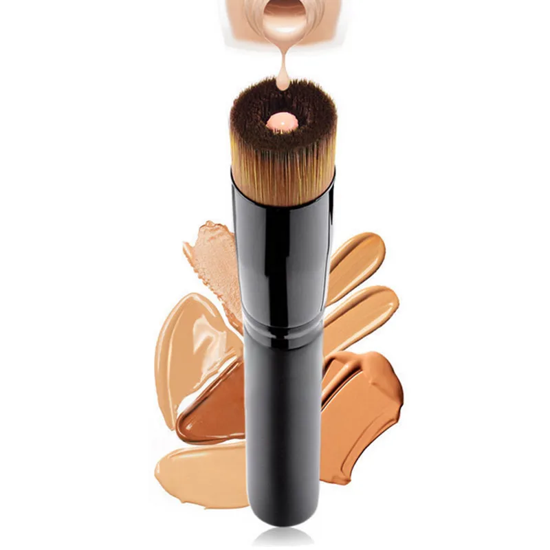 

kommen Women Professional Cosmetics Concave liquid foundation brush Powder Foundation Highlighter Contour tool Multifunction bob