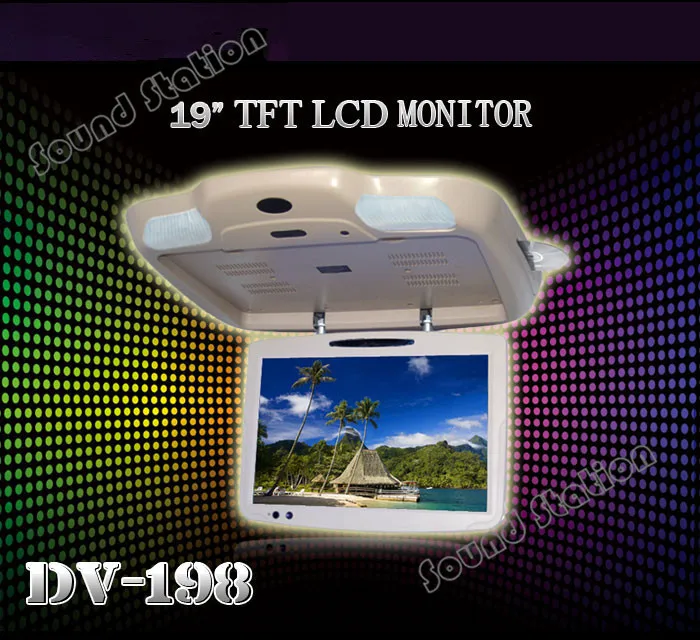 19 Inch Bus Coach Auto Ceiling Roof Mounted Dvd Player Car