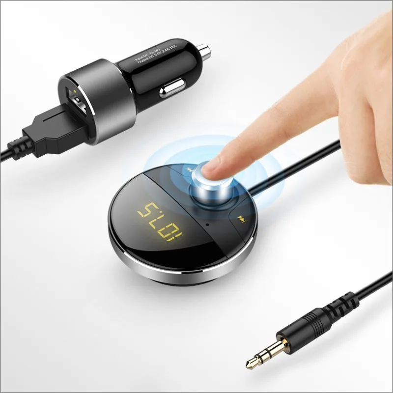 Автомобильный MP3 плеер Bluetooth приемник Многофункциональный AUX play FM Поддержка TF
