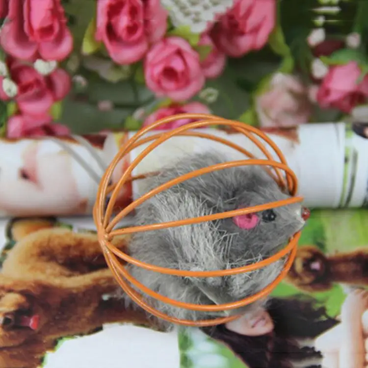 Funny Pet Kitten Cat Playing Mouse Rat Mice Ball Cage Toys Home Gatos Jouet Chat Juguetes Para Gatos Katten Speelgoed Randomly