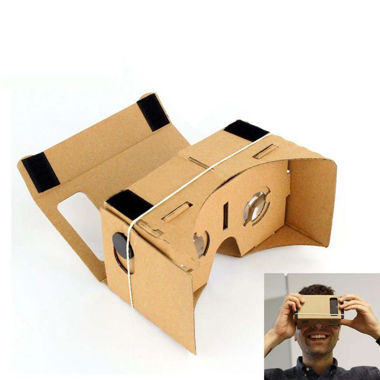 Новые картонные трендовые 3D очки виртуальной реальности для мобильных телефонов