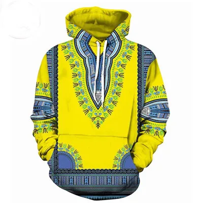 Для мужчин хипстер с Африканским принтом, одежда в африканском стиле свитер с капюшоном Фирменная Новинка Племенной этнический 3D толстовки Для мужчин Для женщин пуловер с капюшоном - Цвет: 5