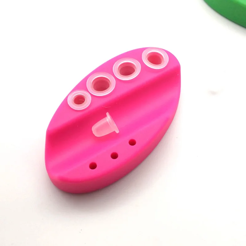 Oval Silicone Tattoo Tool Holder Stand For Microblading Pigment Ink Cup Machine Permanent Makeup Tattoo Accessories  suplies (3)
