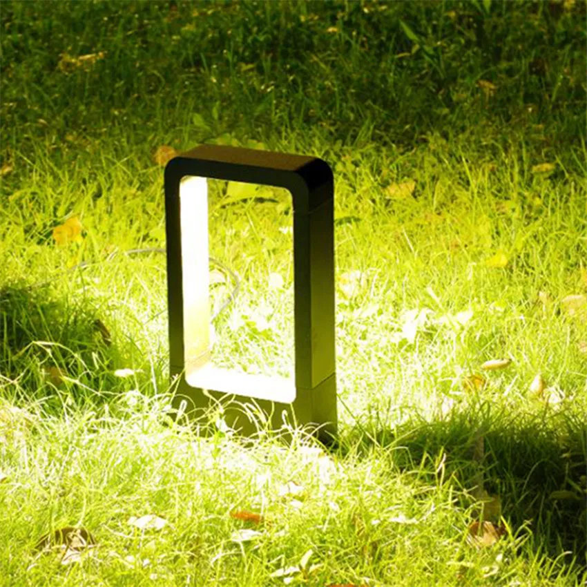 Lawn Lamp Garden Lighting IP65 Outdoor Waterproof LED Lawn Lamp 10W Floor Lamp Garden Yard Aluminum