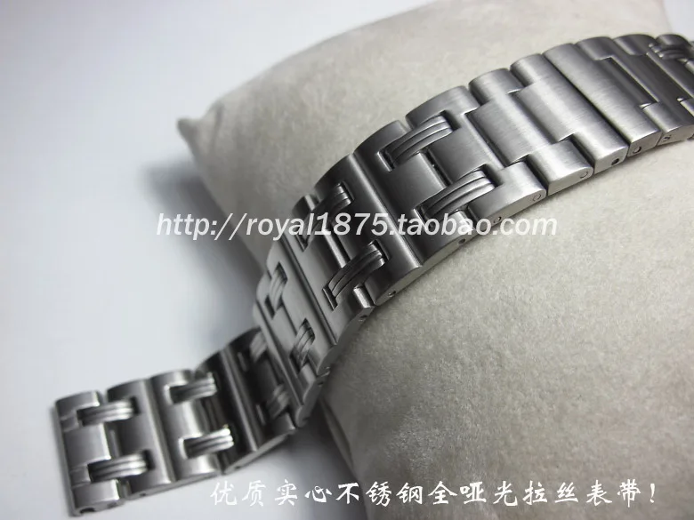 

New fashion High Quality Silver 18 mm Solid Stainless Steel Brand Watchbands Strap Bracelet For Men Women Watches Replacement