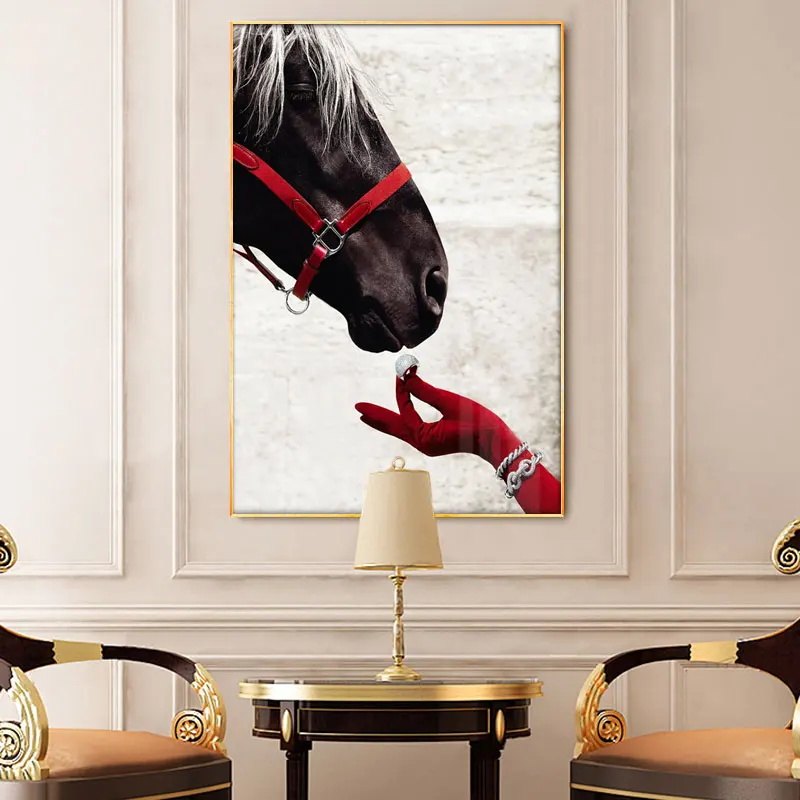 Britain Royal Race Horse Competition Nordic Canvas Paintings Vintage Kraft Posters Coated Wall Sticker Home Decor Family Gift | Дом и сад