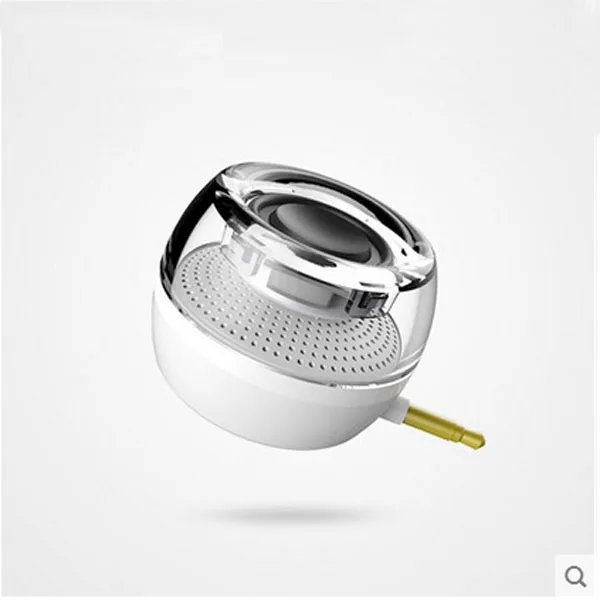 Портативный 3 5 мм мини беспроводной динамик круглой формы HIFI 3D объемный