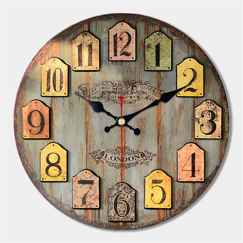 Large Decorative Wall Clocks Modern Design Silent Living Room Wall