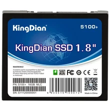 KingDian 1.8 inch SATA II Small Capacity S100+ SSD Internal Solid State Drive Speed Upgrade Kit for Desktop Tablet PC S100+ 16GB