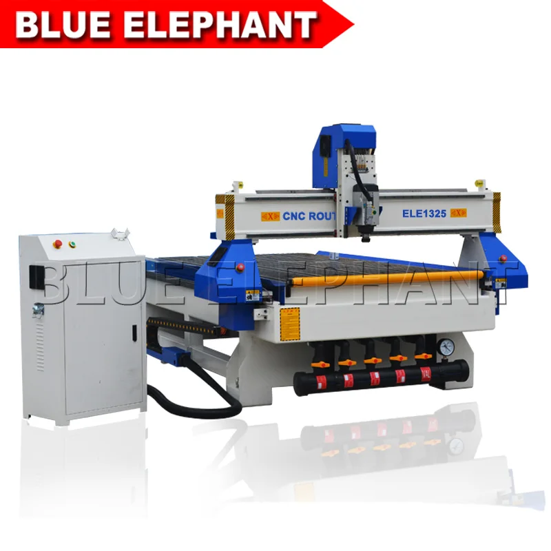 

1300*2500mm China Lathe CNC Router Machine Dust Collection System 4*8 Feet CNC Carving Machine with Heavy Duty Frame