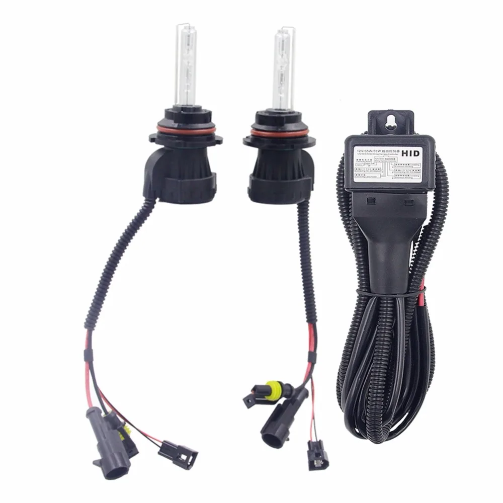Katur 1 Pair 9004 9007 55W Hi Lo Beam Bi Xenon Light HID Xenon Bulbs