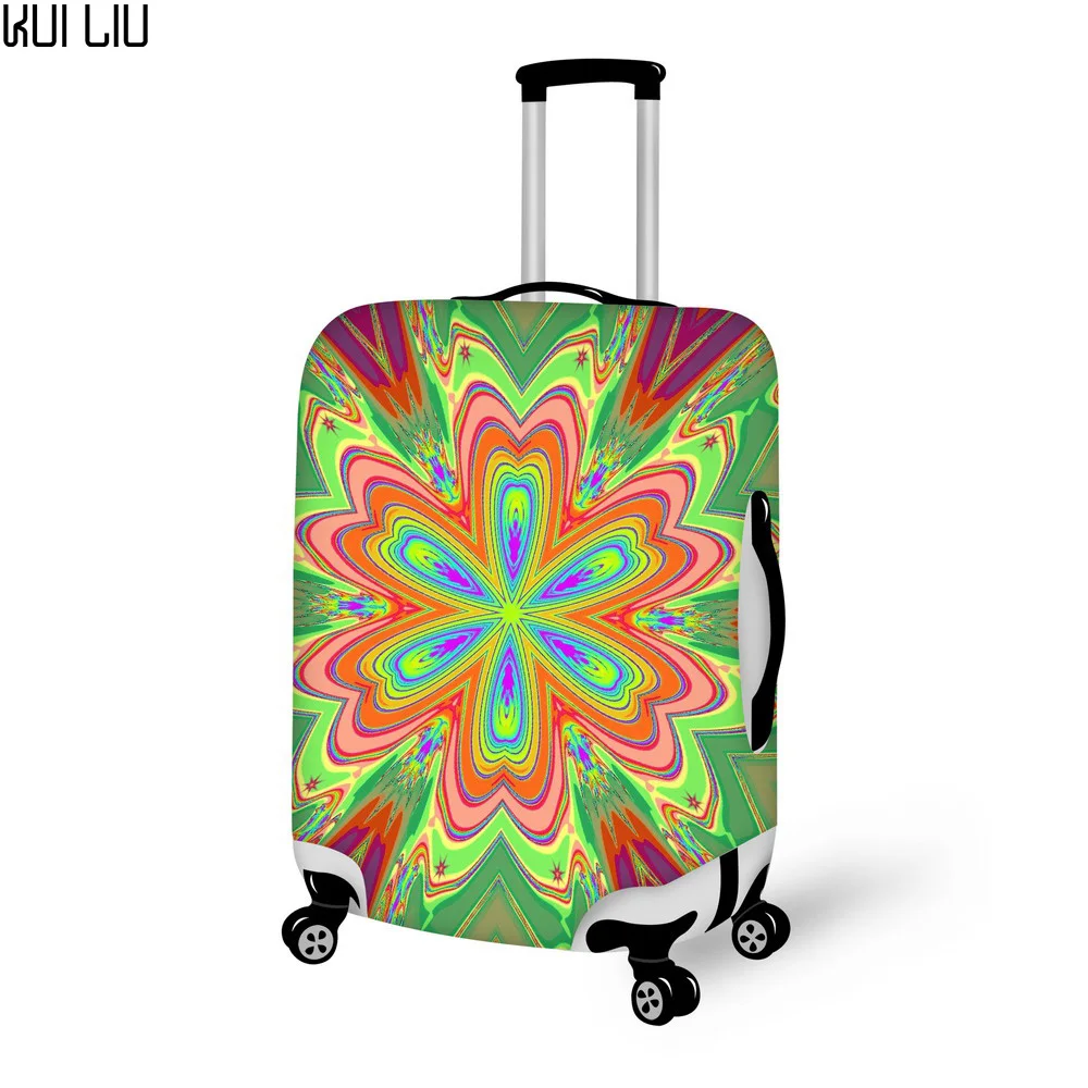 Customized Image Famous Designer Personalized Luggage Covers Trolley Baggage Covers Zipper