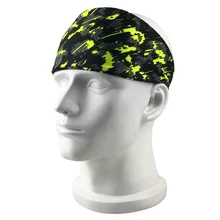 Широкий Спортивный Тюрбан повязка Эластичная эластичная Йога повязка на голову для занятия бегом аксессуары для волос для женщин дамы 3 цвета антиперспирант кран