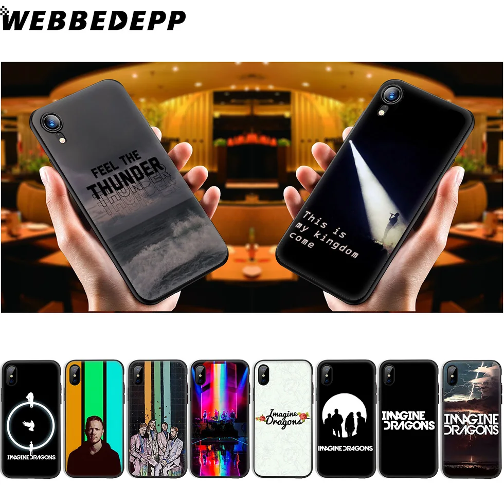 WEBBEDEPP Imagine Dragons Band Мягкий силиконовый чехол для iPhone 11 Pro Xr Xs Max X или 10 8 7 6 6S Plus 5 5S SE Case |