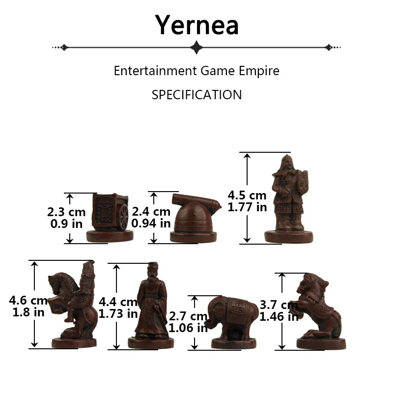 Деревянная китайская шахматная игра Yernea высокого качества складная доска