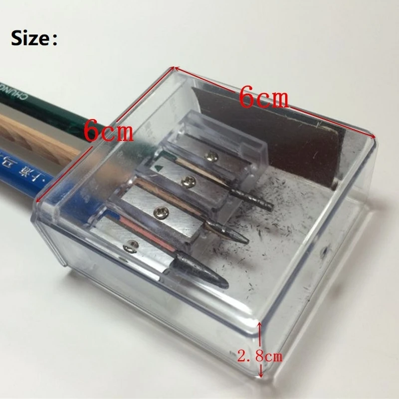 Многофункциональная точилка для карандашей с 4 отверстиями, с угольным углем, с длинным стержнем, для рисования, эскизов, карандаши, ручная точилка, принадлежности для рисования