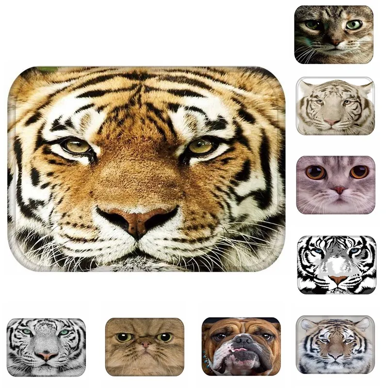 1pcs 40*60cm Tiger Dog Owl Cat Pattern Anti-Slip Suede Carpet Door mats doormat Outdoor Kitchen Living room Floor Mat Rug 48183 1pcs 40*60cm Tiger Dog Owl Cat Pattern Anti-Slip Suede Carpet Door mats doormat Outdoor Kitchen Living room Floor Mat Rug 48183