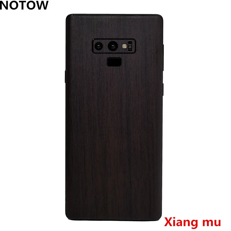 NOTOW роскошный деревянный чехол для телефона, Защитная пленка для задней панели, наклейка для samsung Note9/Note 8/s8/s8+/s9/s9plus - Цвет: xiang mu