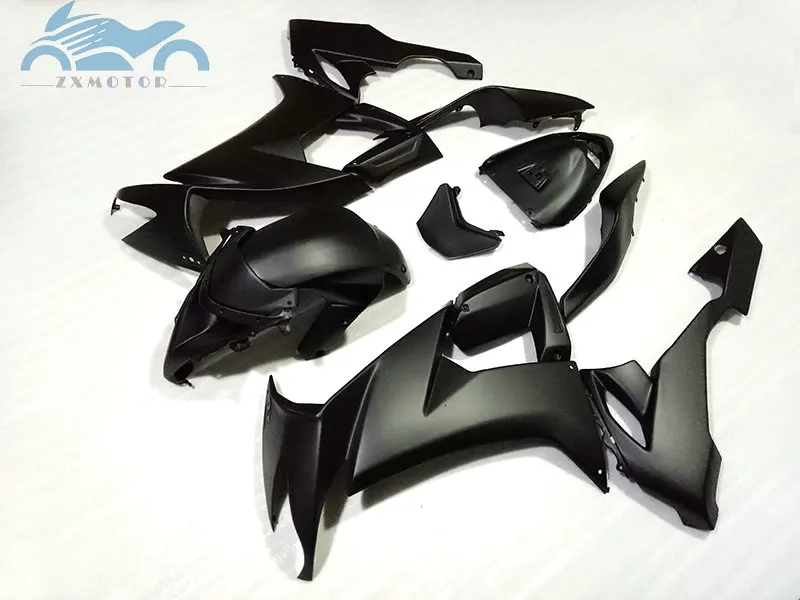 Индивидуальные АБС-пластик комплект обтекателей для 2008 2009 2010 2011 ZX10R матовый черный мотоциклетный кузов Обтекатели ZX-10R 08 09 10