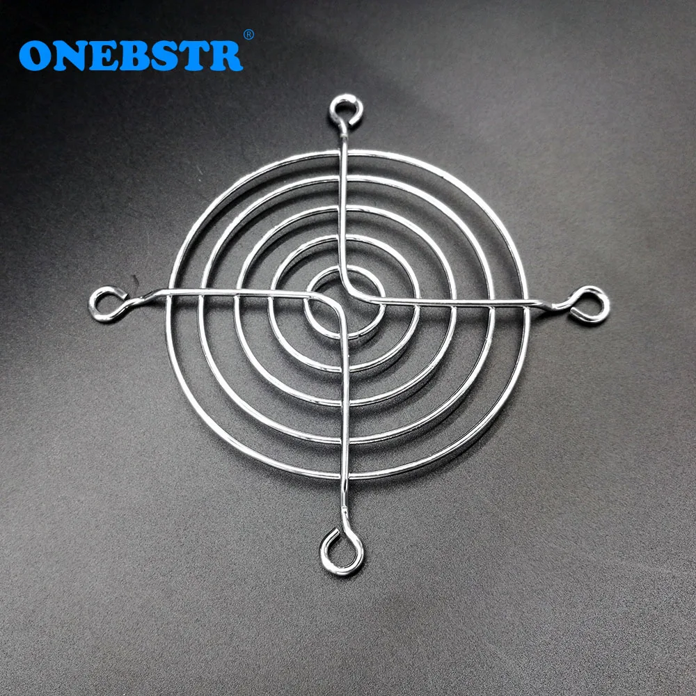 

8CM Iron Net CPU Cooling Fan Fan Finger Guard Motherboard Fan Protection Net Computer Fan Cover for AC/DC 8010/8015/8020/8025