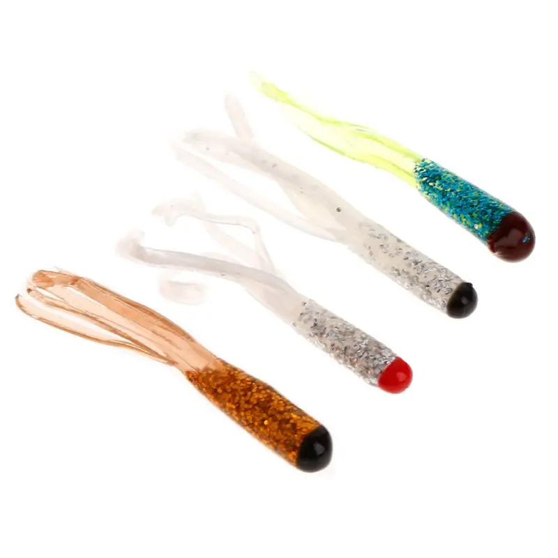 

20 Pcs/Set Fishing Bait Soft Lure Artificial Squid Sequins Baits Tackle Attract Carp Simulation 4.5cm0.5g Accessories W20