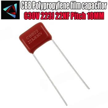 

24PCS 630V 223J 22NF Pitch 10MM 223 630V 0.022uF CBB Polypropylene film capacitor