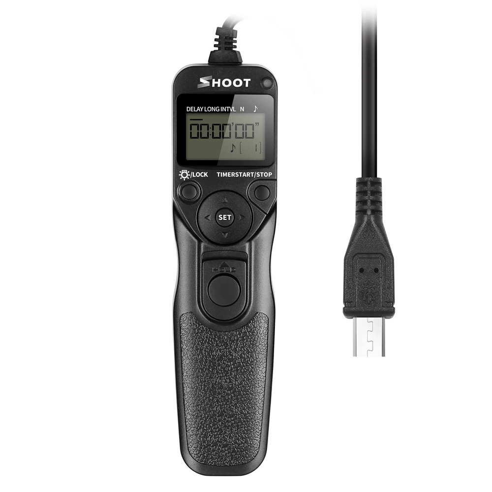 

For Sony Alpha A7 A7R A5000 A6000 A58 A7R II A7II NEX-3N SLR Accessories LCD Timer Remote Control Shutter Release