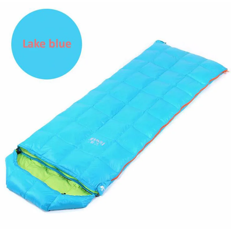 Outdoor Camping Warm Sleeping Bag Envelope Type Super Light Duck Down Sleeping Bag Spring And Autumn 900G