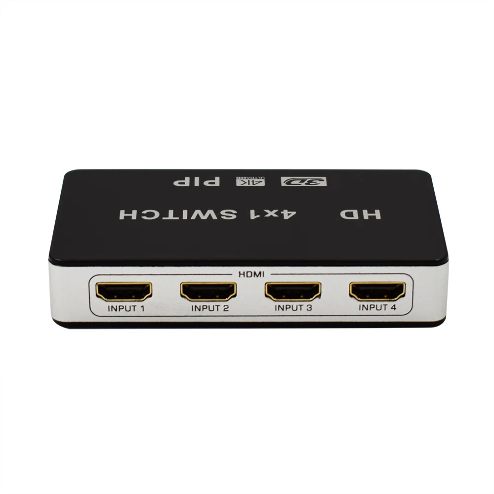Для PS3 PS4 переключатель PIP 4 к 1 HDMI сплиттер 4K 3D HD 1080P видео с адаптером питания