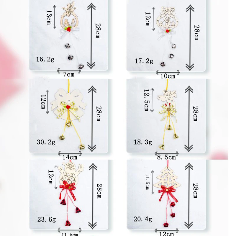 Рождественские колокольчики Санта Клаус украшения фестиваль Рождественская елка украшения для дома Рождественский кулон Декор подарок