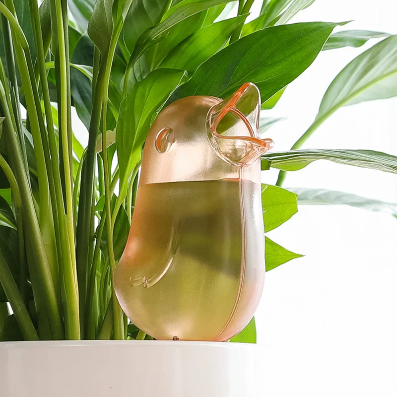 

Bird Shape Lazy Watering Kettle Transparent Automatic Plant Flower self Watering Dripper Pot Gardening Tools and Equipment