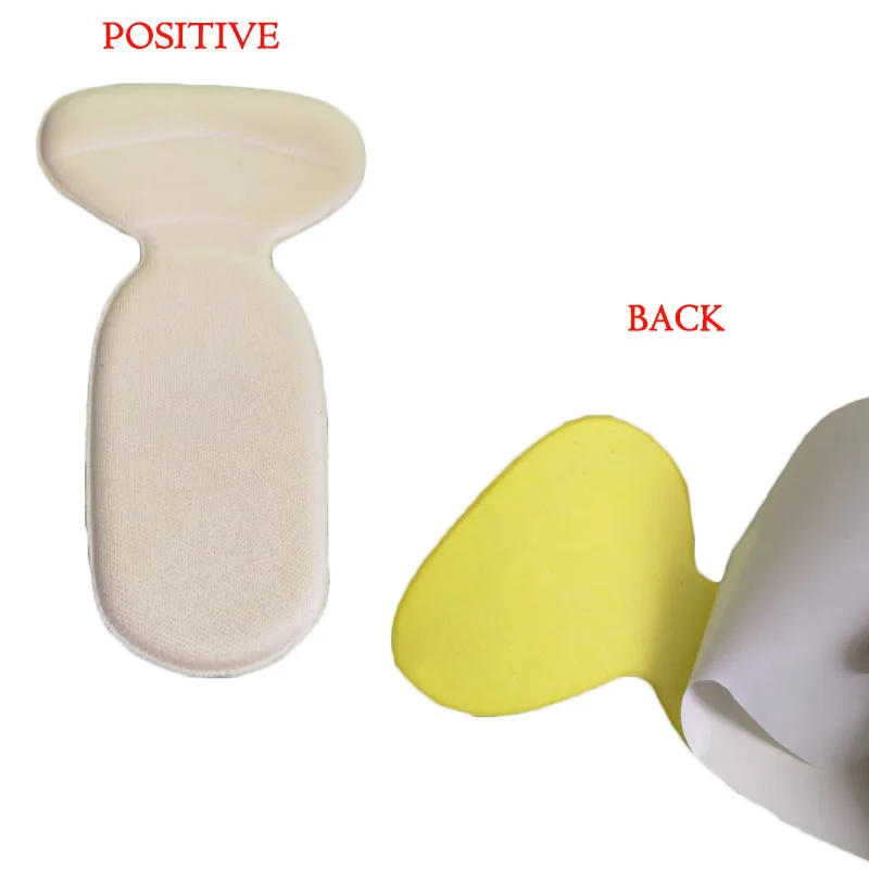 

Heel Protector Shoes Insert Pad Thickened Comfortable Soft T-Shape Sponge New Shoes Rubbing Foot Protection High Heels Pain