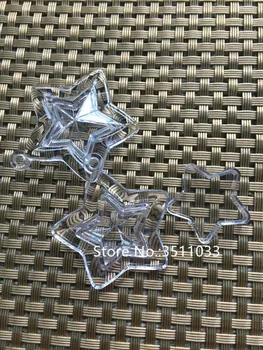 

1G Star Shape Transparent Empty Plastic Lipstick Sub Container DIY Clear Eyeshadow Compact Cosmetic Blusher Box 50pcs 100pcs
