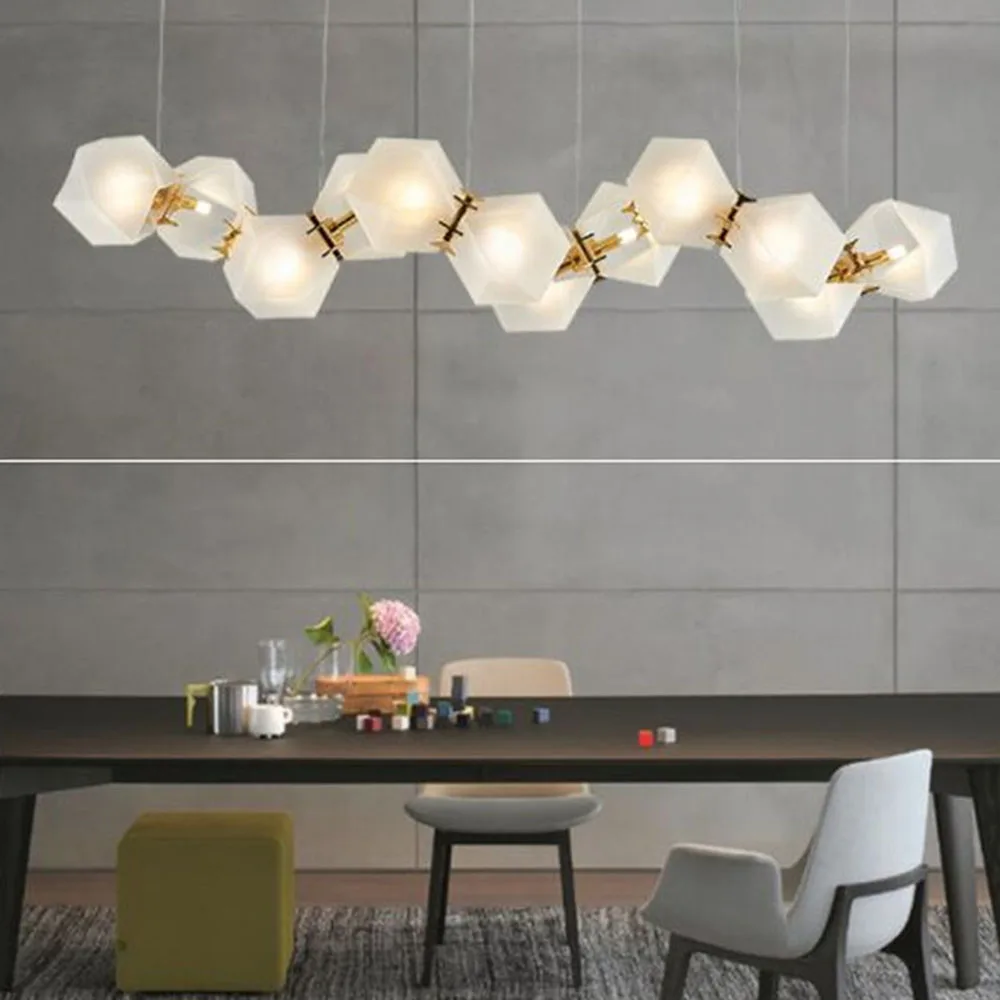 Modern Welles Gl Pendant Light Long Mid Century Lighting Modern Welles Gl Pendant Light Long