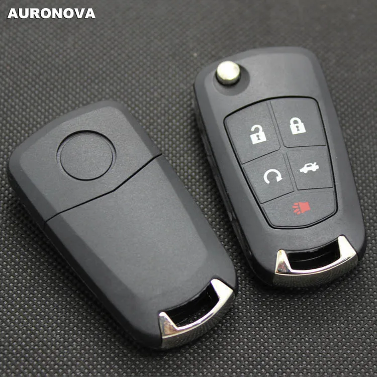 AURONOVA Новый апгрейд складной ключ оболочки для Opel Vectra 5 кнопок дистанционного